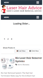 Mobile Screenshot of laserhairadvice.com